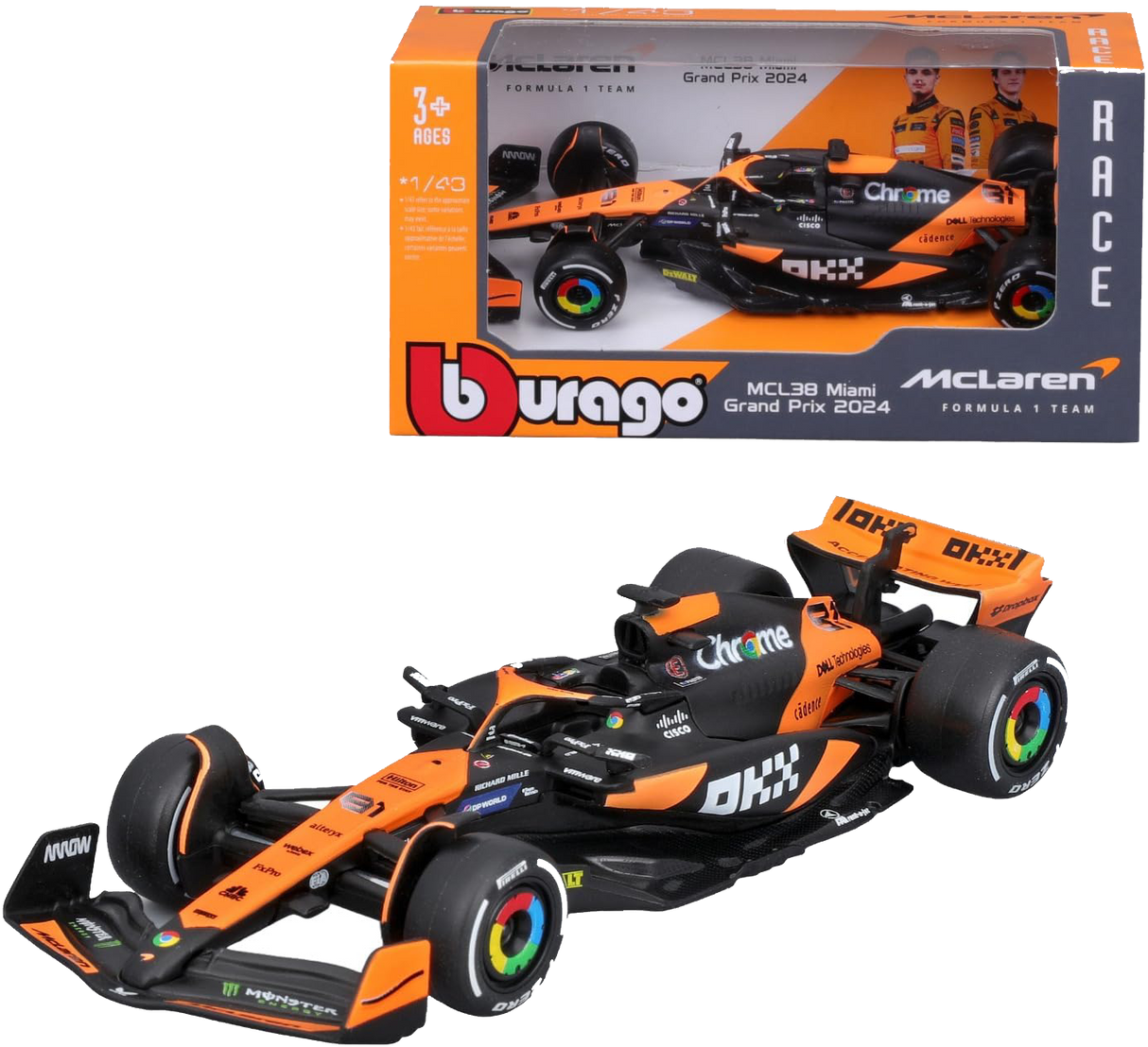 McLaren 1/43 Scale Bburago