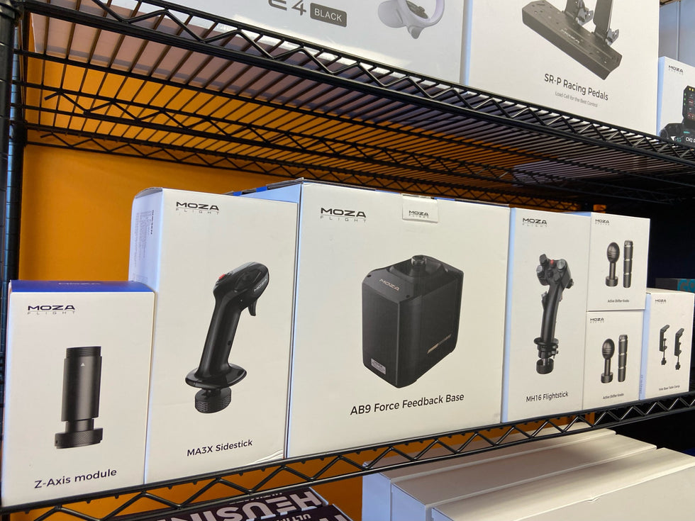 Moza flight simulator products