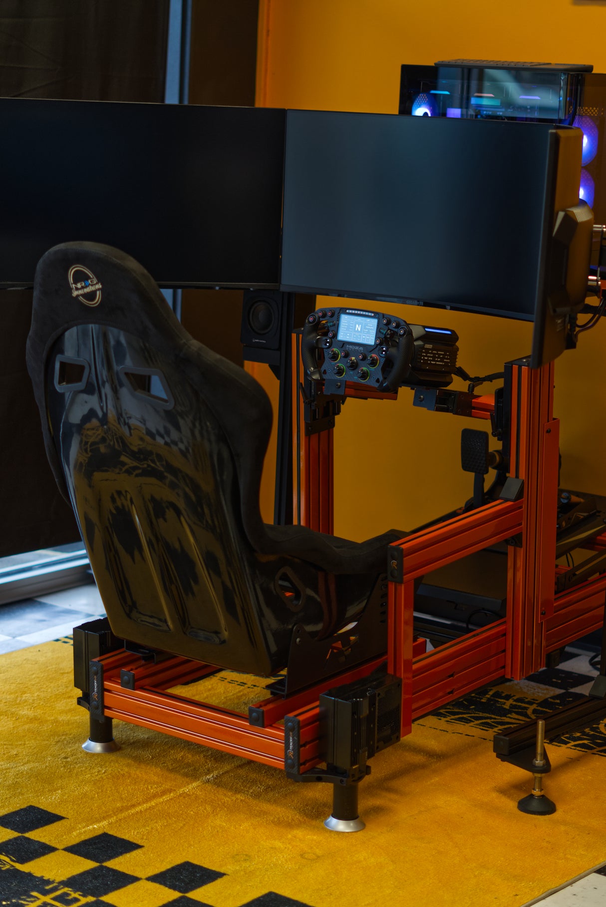 Complete Moza Pro Motion Racing Simulator