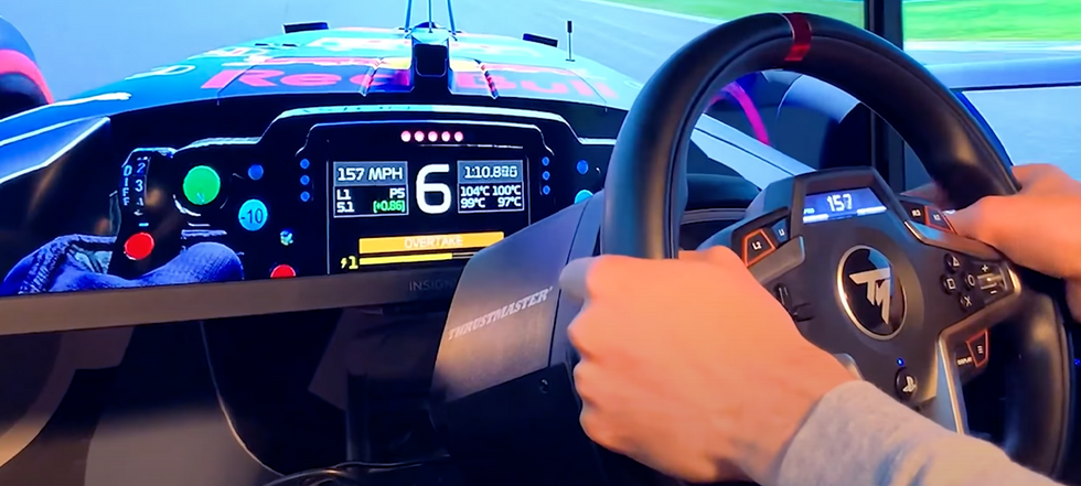 Thrustmaster T248L in use