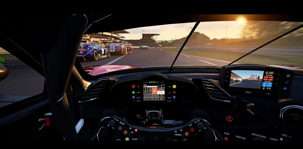 Assetto Corsa Competizione GT3 race at the Nurburgring in VR