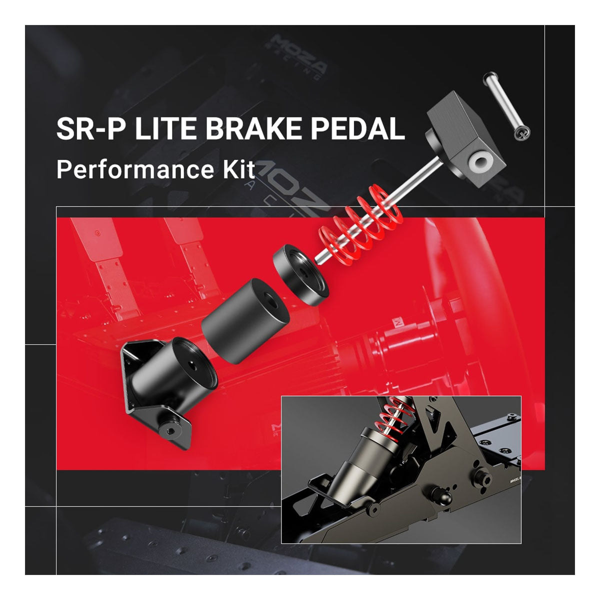 Moza SR-P Lite Brake Pedal Performance Kit