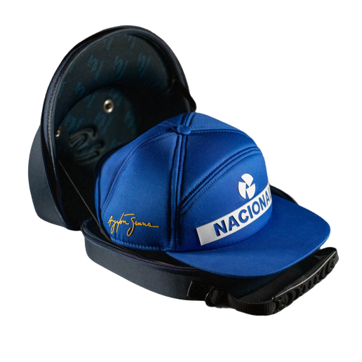 Ayrton Senna Nacional Cap with Cap Case