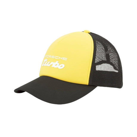Porsche Motorsports Legacy Trucker Cap - Yellow SUN DAMAGED