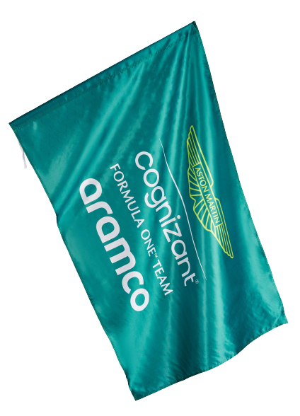 Aston Martin Cognizant F1 2023 Team Grandstand Flag