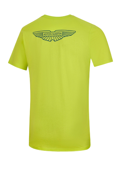 Aston Martin Cognizant F1 Men's Lifestyle Logo T-Shirt - Lime