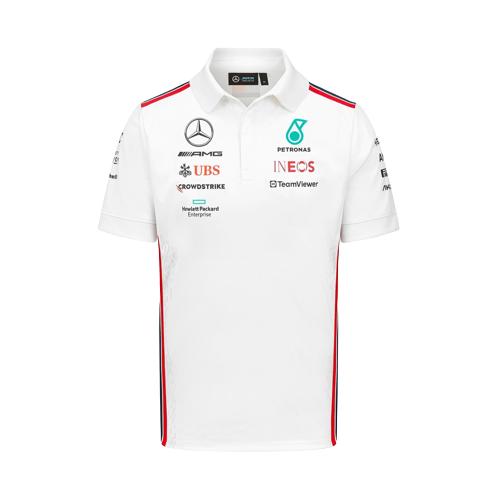 Mercedes AMG Team Polo Shirt - White