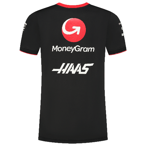 Haas Racing F1 Team Fitted T-Shirt - Black