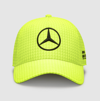 Mercedes AMG Petronas F1 2023 Special Edition Lewis Hamilton Miami GP Cap - Bright Yellow