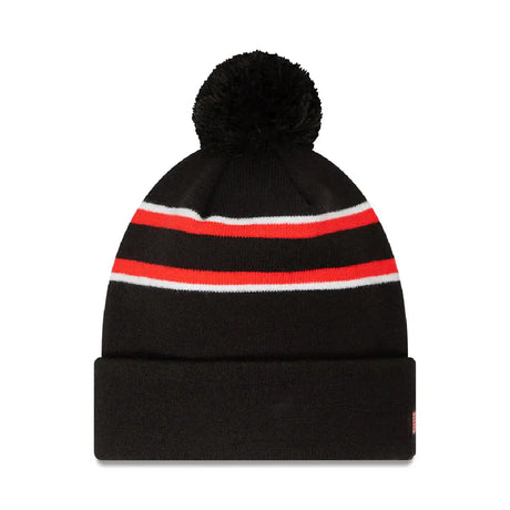 Haas Racing F1 Team Stripe Beanie with Pom