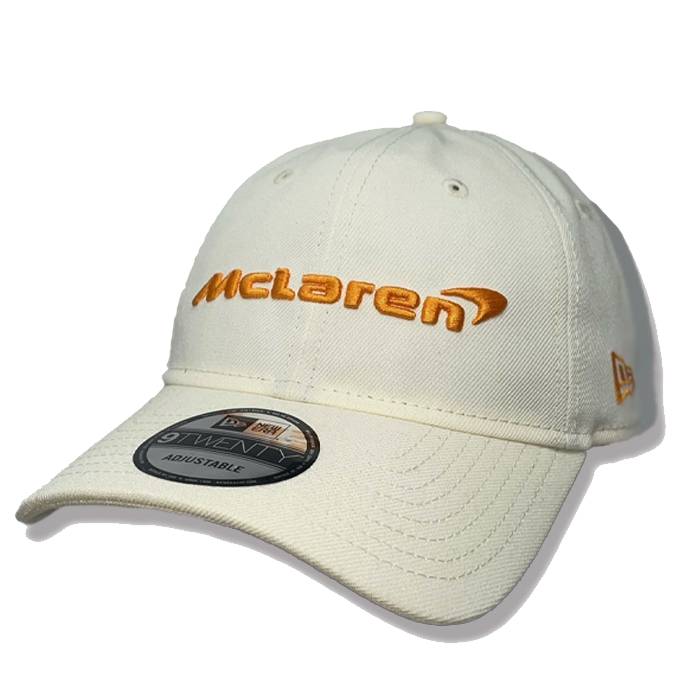 McLaren Wordmark Logo - Cream