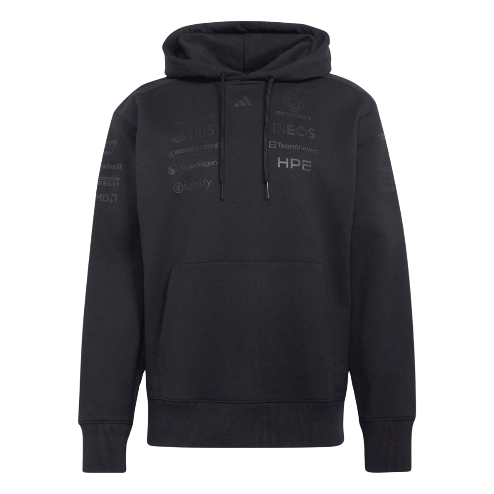 Mercedes Team 2026 Hoodie - Stealth Black