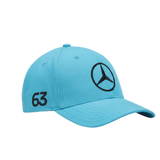 Mercedes George Russell 2026 Cap Adidas Samba Blue