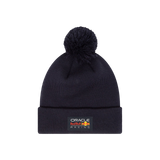 Red Bull Racing Essential New Era Bobble Beanie Navy