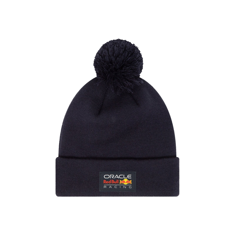 Red Bull Racing Essential New Era Bobble Beanie Navy