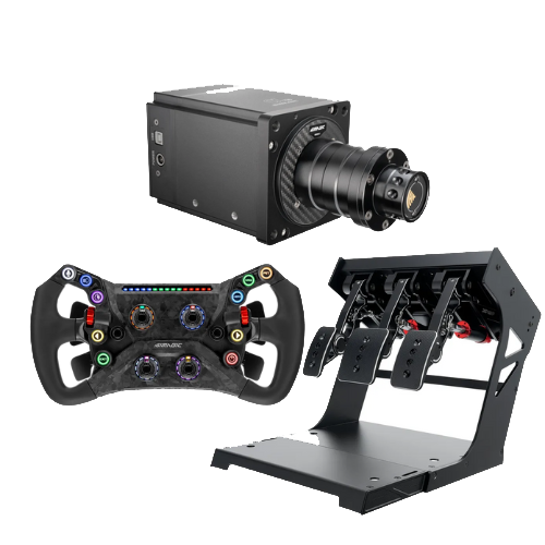 Simagic Racing Bundle (Alpha Mini,  Neo Steering Wheel, Inverted P1000 Pedals)