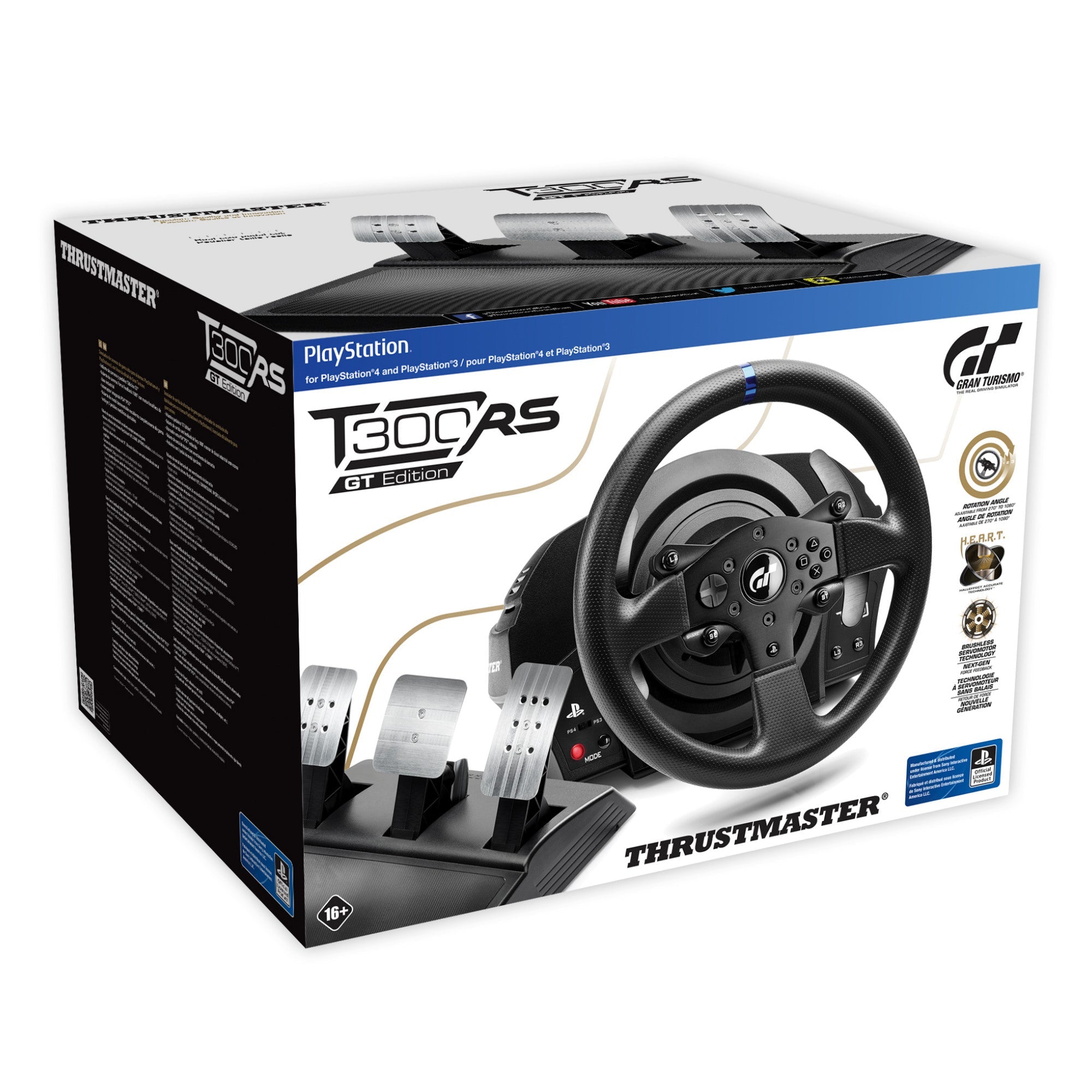 Thrustmaster racing sold wheel and pedals ps4