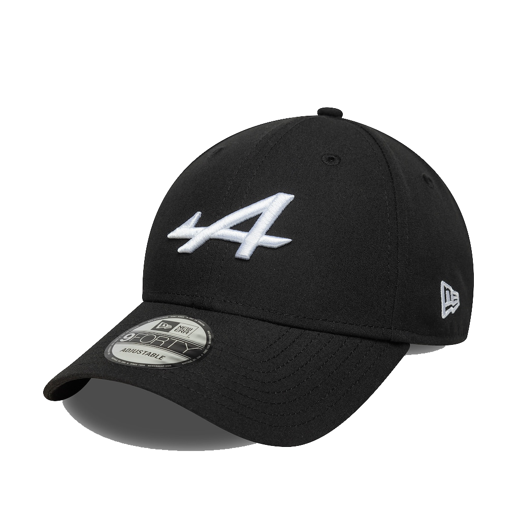 Alpine New Era 9Forty Essential Hat - Black SUN DAMAGED