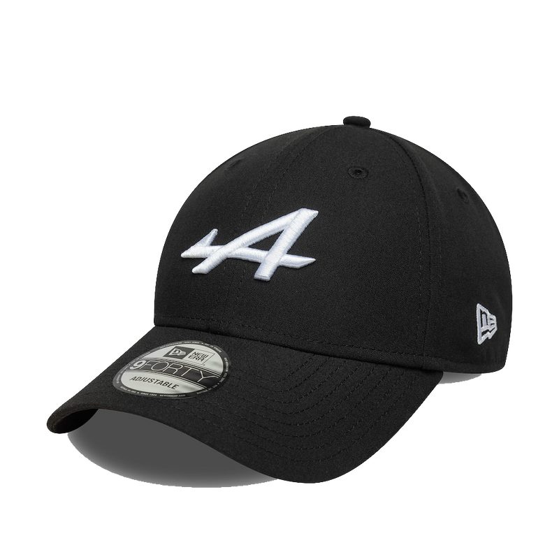 Alpine New Era 9Forty Essential Hat - Black SUN DAMAGED
