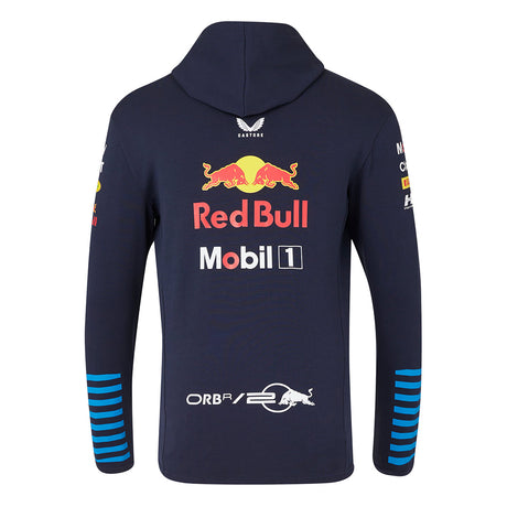 Red Bull Racing F1 Men's 2024 Team Full Zip Hoodie - Navy