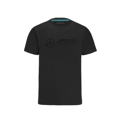 Mercedes AMG F1 Stealth Logo T-Shirt - Black