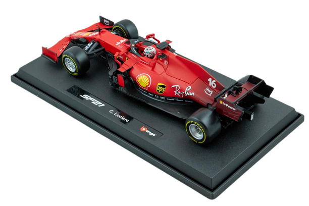 Scuderia Ferrari SF21 #16 Charles Leclerc 1/18 Diecast Model