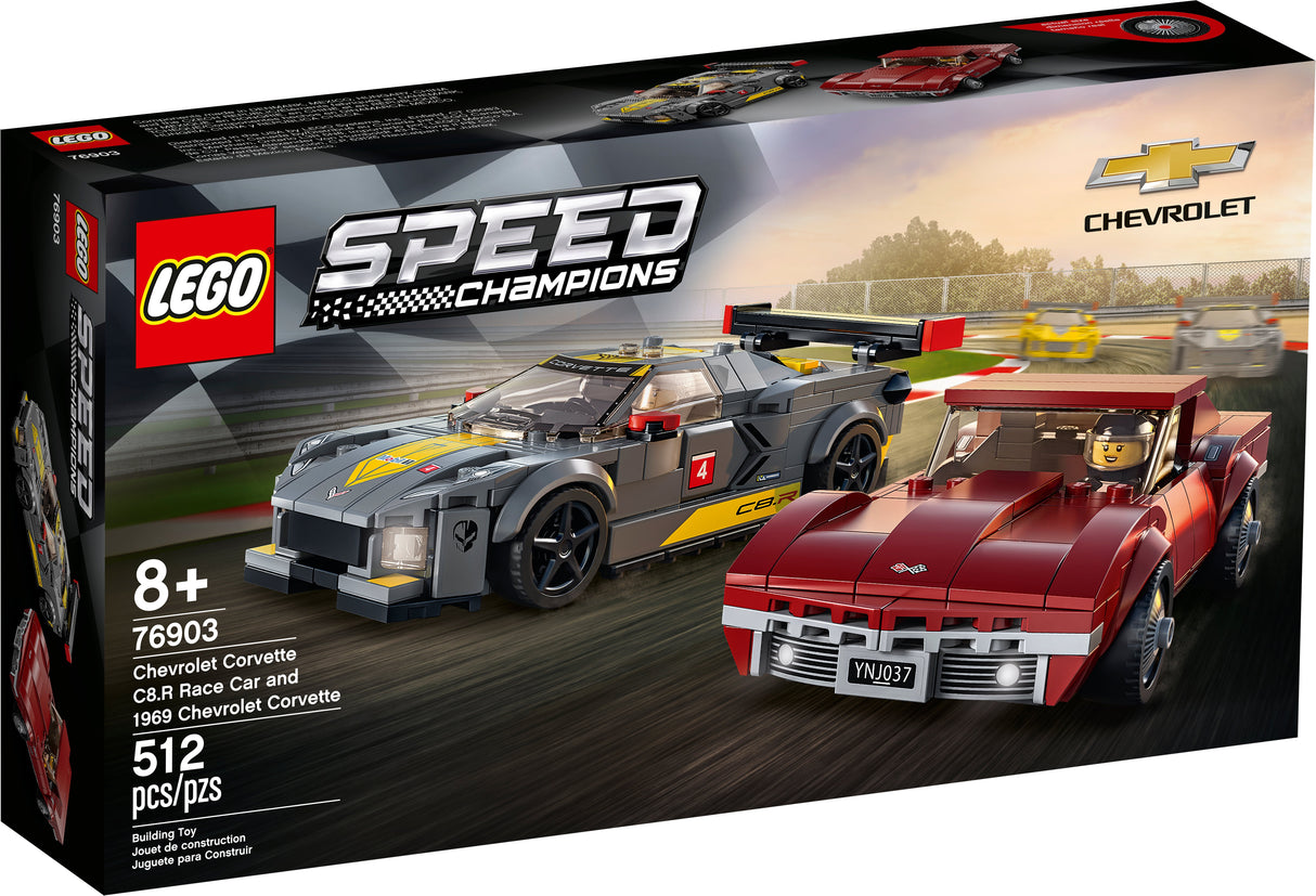Lego Speed Champions Corvette C8.R - 1968 Stingray