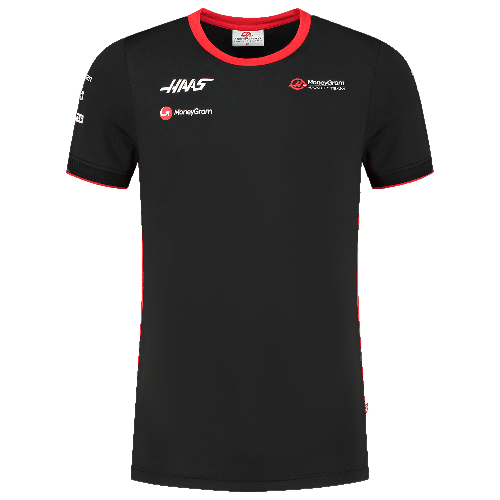 Haas Racing F1 Team Fitted T-Shirt - Black