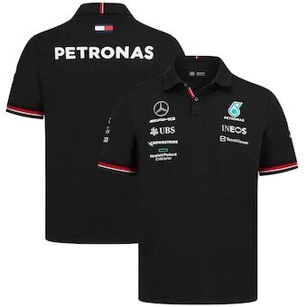 Mercedes AMG Team Polo Shirt - Black
